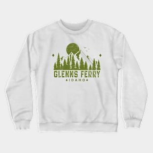 Glenns Ferry Idaho Mountain Souvenir Crewneck Sweatshirt
